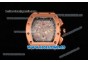 Richard Mille RM005 FM Rose Gold Case Skeleton Dial with Black Inner Bezel