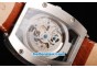 Richard Mille RM005 Automatic Movement Silver Case Skeleton Dial and Brown Leather Strap