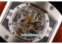 Richard Mille RM005 Automatic Movement Silver Case Skeleton Dial and Brown Leather Strap