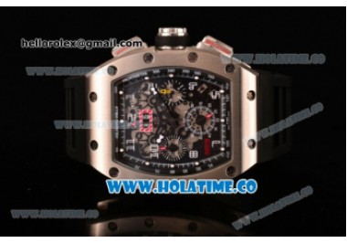 Richard Mille RM 005 FM Steel Case with Skeleton Dial and Black Inner Bezel