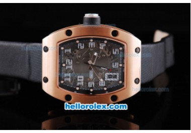 Richard Mille RM 005 Rose Gold Case Black Dial with White Number Marking
