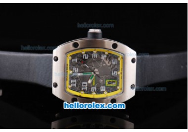 Richard Mille RM 005 Yellow-Black Dial and White Number Marking